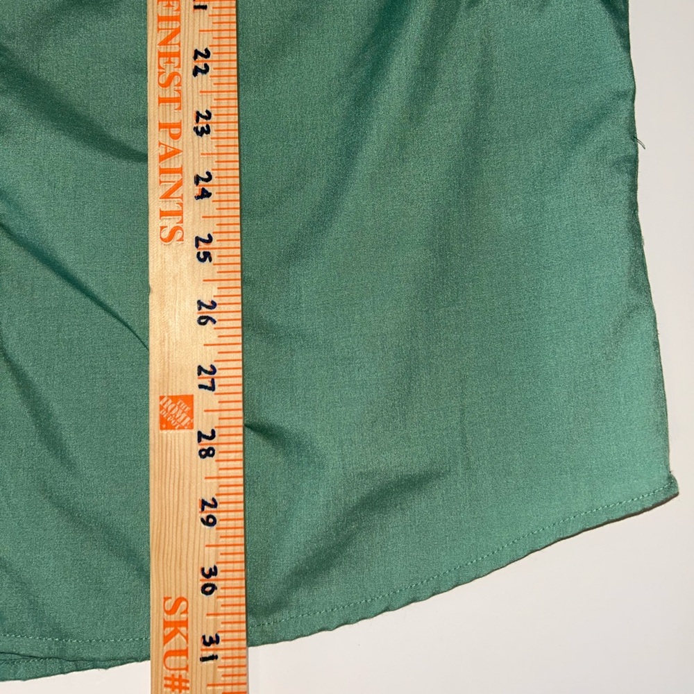 Craft+Flow mens green black detail casual button down short sleeve shirt size XL - Picture 7 of 9